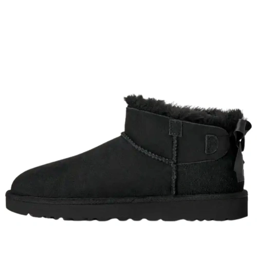 UGG (WMNS) Ultra Mini Bailey Bow 'Black'