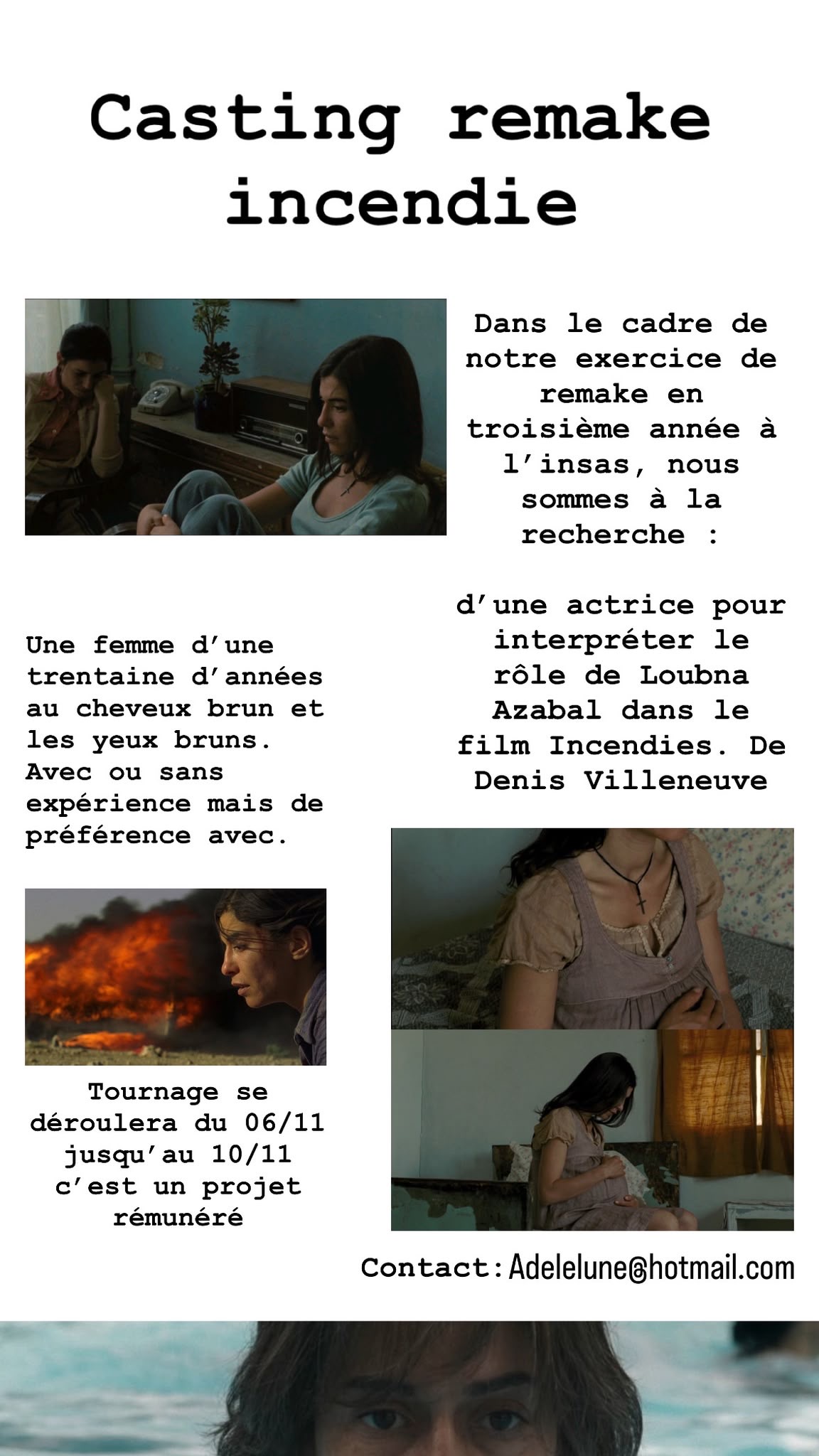 Illustration du casting