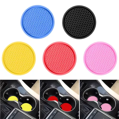 Auto Cup Holder Insert Coaster Insulation Pads Drink Coaster Car Cup Mat Car Coasters Coaster