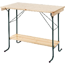 HHG - Stehtisch Linz, für Festzeltgarnitur Biertischgarnitur Bierzelttisch 125x70x110cm