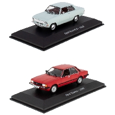 Sammlung 2 Modellautos Opel Kadett B + Ford Taunus 1/43 Diecast Miniatur LCC3