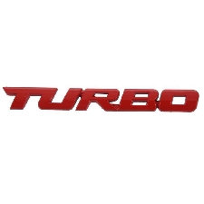 Turbo Universal Auto Motorrad Auto 3D Metall Emblem Abzeichen Aufkleber, Ro Z9D4