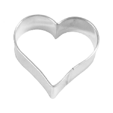 Edelstahl Ausstecher Ausstechform Mini Auswahl aus 30 Sorten Herz Stern Ring