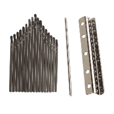Thumb Piano Bridge Sattel 17 Keys Set Kit für Kalimba DIY Ersatzteile