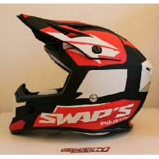 Casco cross BLUR S818 BlancoAzulNaranja mate Talla M Casco cross BLUR S818 BlancoAzulNaranja mate Talla M