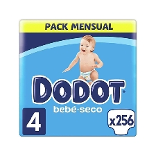 pañales dodot talla 4 256 unidades