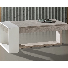 Table basse relevable moderne Chêne clair Esteban - Univers Salon