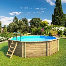 Piscine hors sol tulum-tulum diamètre 414 cm
