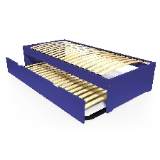 Lit gigogne Malo avec tiroir lit bois 90x190 Bleu foncé