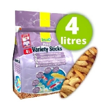 Tetra Variety sticks 4 litres : Nourriture universelle poisson bassin de jardin