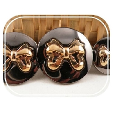 LOT 6 BOUTONS ROND BOULE DORÉ CUIVRÉ COUTURE MERCERIE MANTEAU GILET LAINE DIY