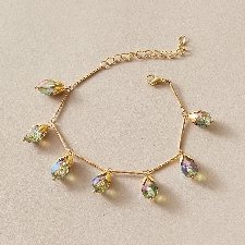 Bracelet à breloques en cristal