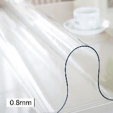 Nappe De Table ,A-80x130cm--Nappe Transparente En Plastique Souple Pvc, Couverture De Table Rectangulaire Ménage Imperméable À L'hui
