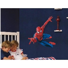 Maxi Geant Sticker Mural Spiderman 3d 90x110 Cm