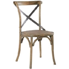 Mathi Design BISTROT - Chaise de table chene Beige
