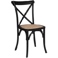 Chaise bistrot hêtre Isak noir