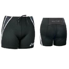 pantaloni asics bambino nero