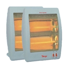 STUFA ELETTRICA AL QUARZO 800W DUE ELEMENTI RADIATORE STUFETTA GENERAL TRADE