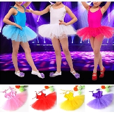Vestito Tutù Saggio Danza Bambina Ragazza Child Girl Ballet Tutu Dress DANC164 
