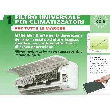 FILTRO UNIVERSALE PER CLIMATIZZATORI DAIKIN MITSUBISHI SAMSUNG RITAGLIABILE