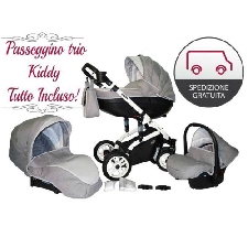 PASSEGGINO TRIO 3IN1 SHELL-PRESTIGE NAVICELLA OVETTO SPEDIZIONE GRATIS SEDUTA