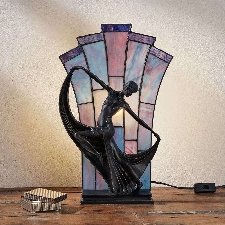 Lampada da tavolo Flamina in stile Tiffany