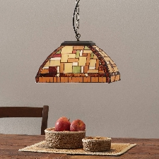 MOSAICO - lampada sospensione stile tiffany