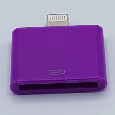 30 Pins naar Lightning compatible (8 Pin) Kabel Adapter - Voor Ipad / iPhone - Paars