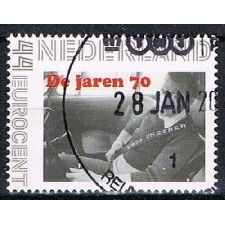 Persoonlijke zegel De jaren 70 gestempeld 2563-Ac-03: Autogordel plicht
