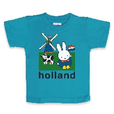Blauw Nijntje baby t-shirt Holland