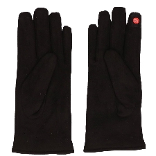 Touchscreen handschoenen zwart suede voor dames - Smartphone handschoenen - Mobiele telefoon gadgets