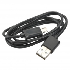 USB-naar-micro-oplaadgegevenskabel Voor Mobiele Telefoon / Tablet & Meer - Zwart