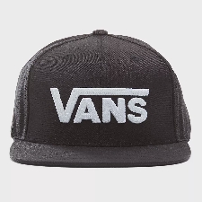 VANS Drop V Snapback Pet (black-white) Heren Zwart, One Size