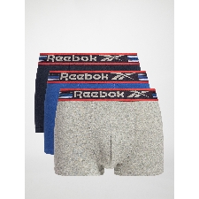 Reebok Set van 3 boxershorts in grijs voor Heren, Maat: L. Mens Reebok Trunk PETE