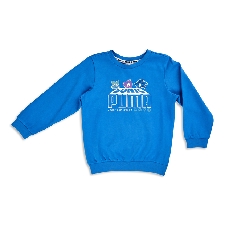 Puma X Sega Crew - Baby T-Shirts - Blue - 100% Katoen - Maat 80 - 85 CM - Foot Locker