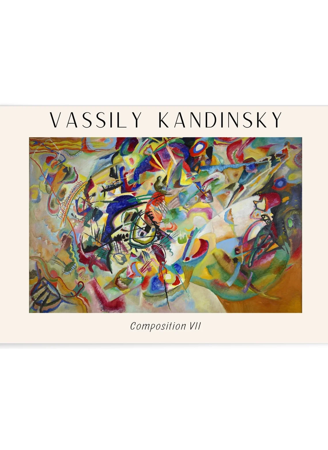 Affiche Vassily Kandinsky Composition VII