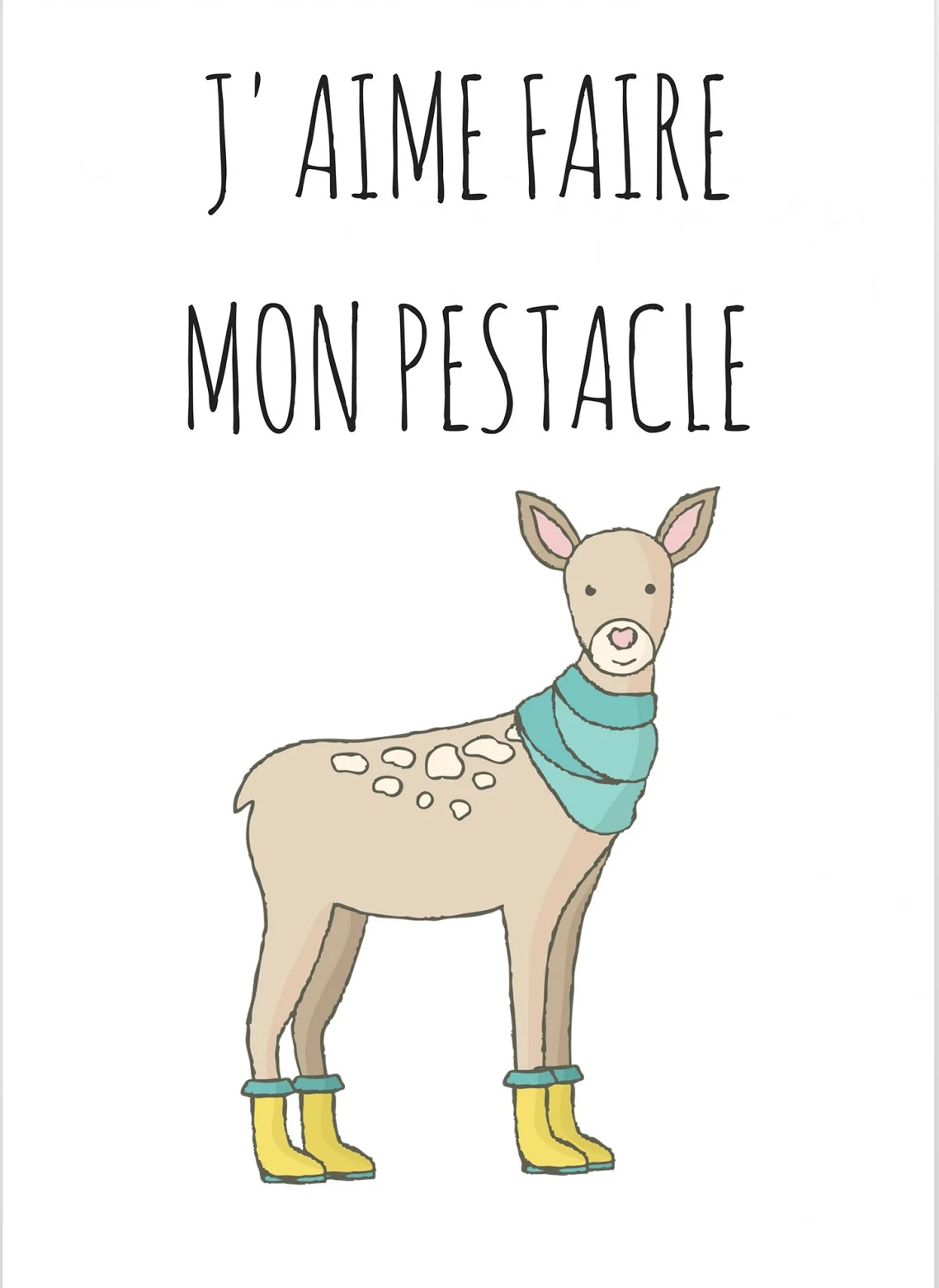 Affiche Mon Pestacle