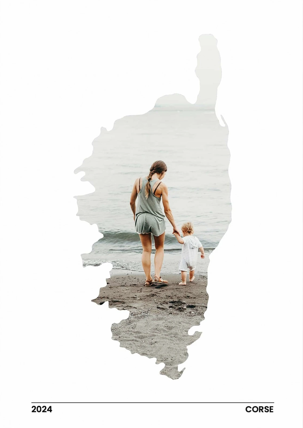 Affiche photos de vacances en Corse