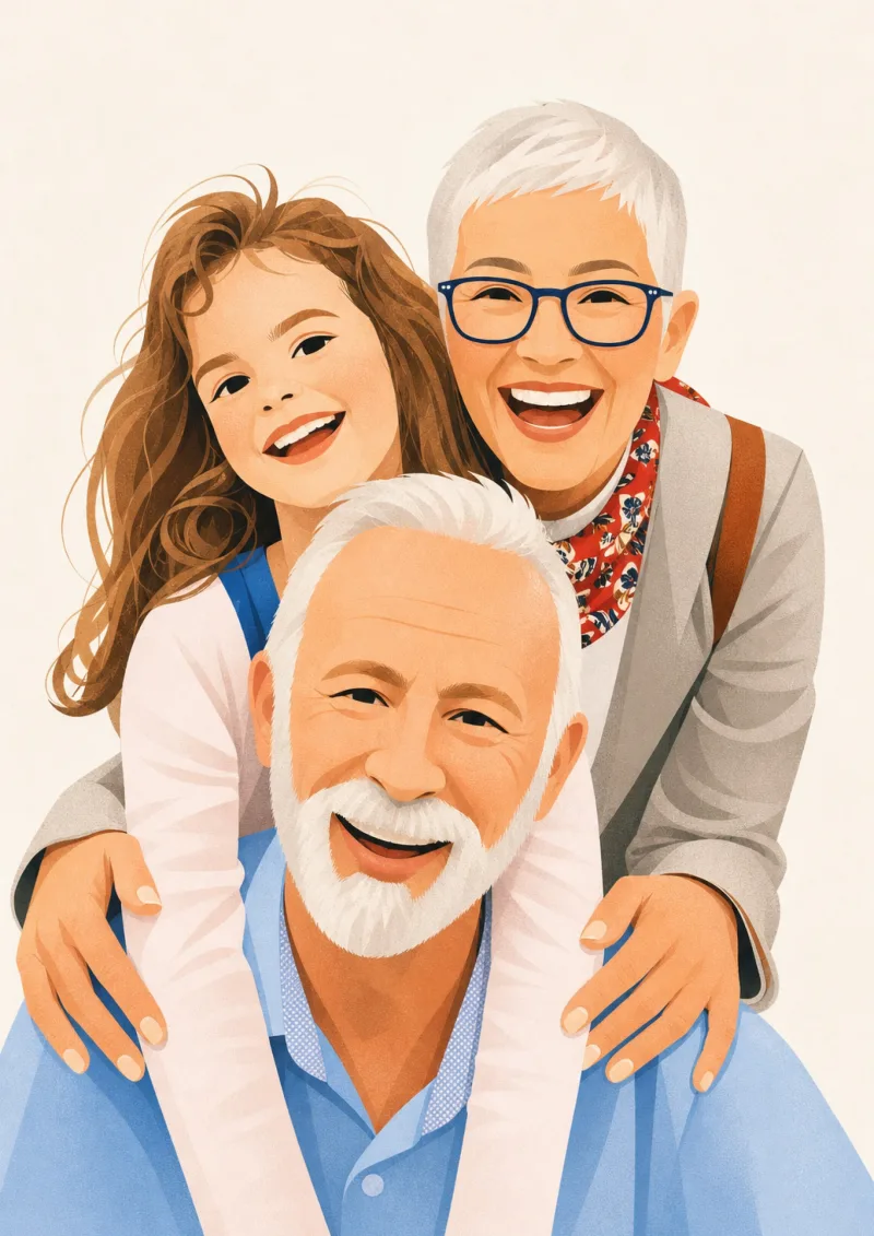 Exemple de Portrait Style Grain Art