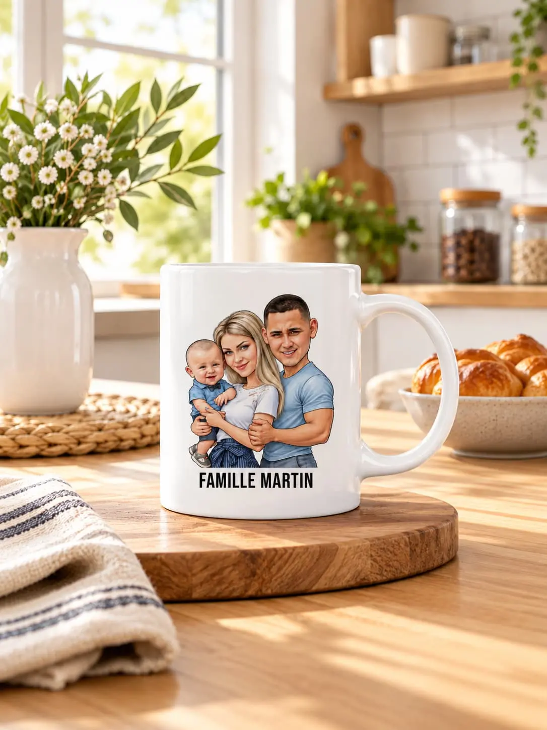 Mug personnalisé Caricature