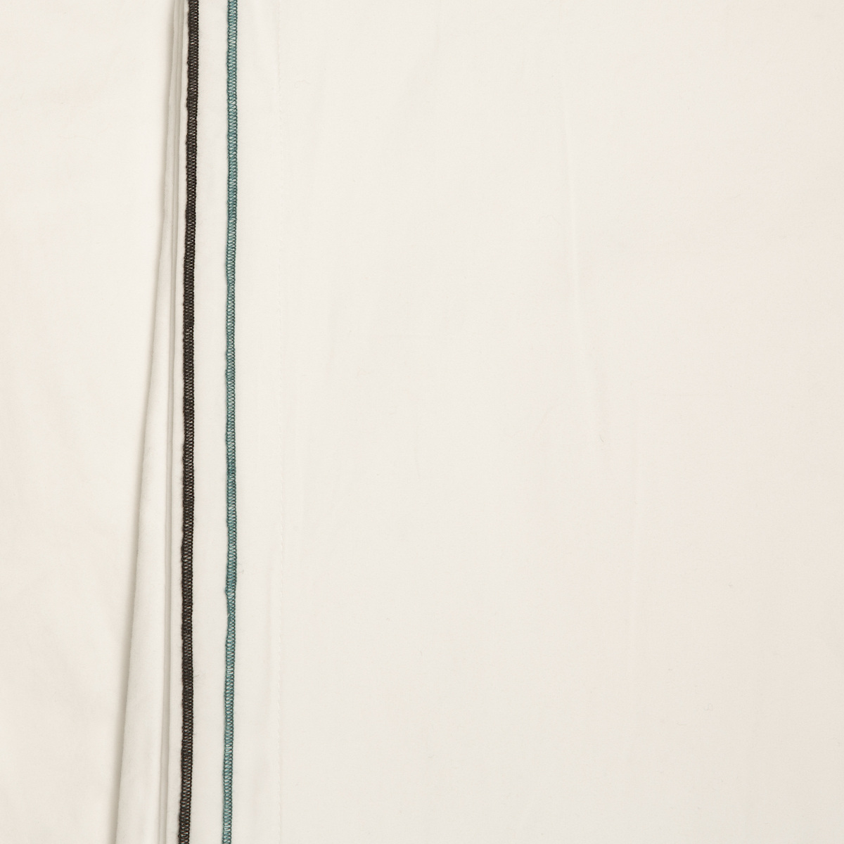 Housse de Couette Pensée, Neige - 240 x 220 cm - Percale de Coton Bio - image 1