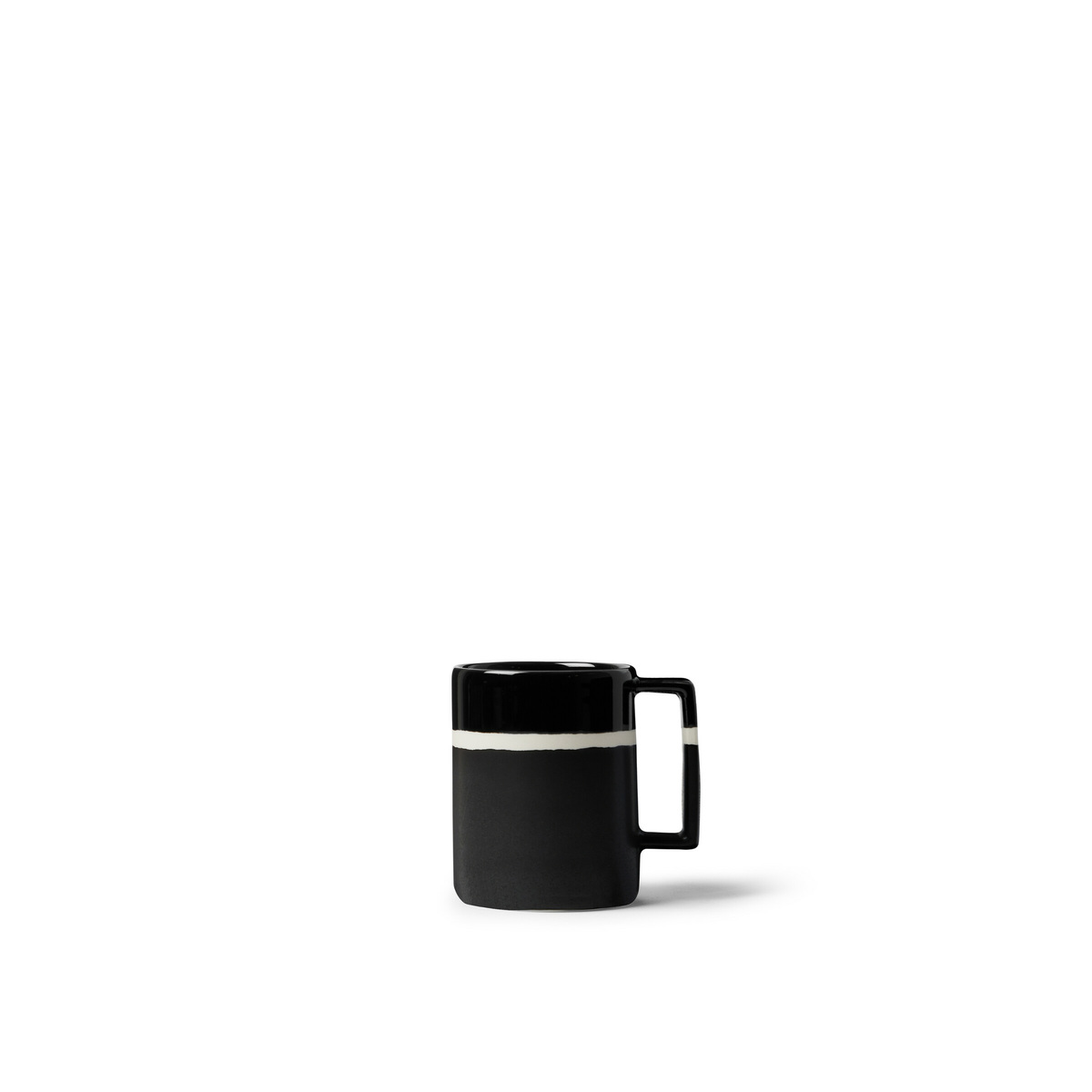 Mug Sicilia, Radis Noir - H10 cm x ⌀7,5 - Céramique - image 1