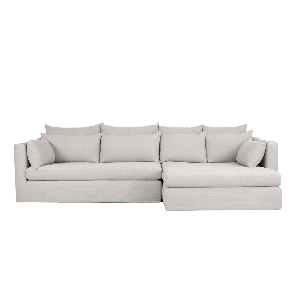 SuperBox corner sofa - Right angle, L335 x P180 x H85 cm - Linen - image 1
