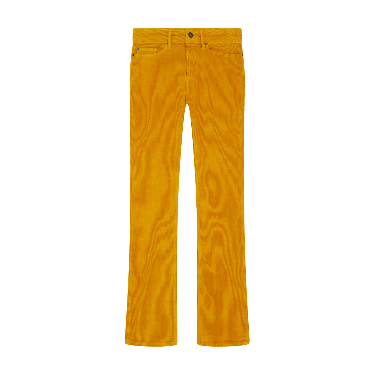 Pants Belfast, Saffron - Slightly flared trousers - Corduroy - image 1