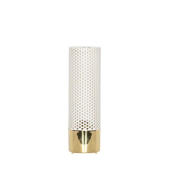 Lamp Sabine, White - ø10 cm x L33 cm - 100% brass  - image 1