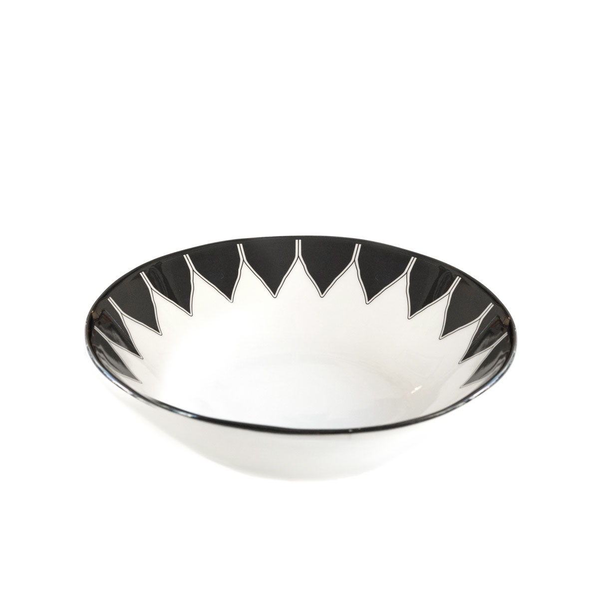 Salad bowl Daria, Black - ⌀32 cm - Ceramic - image 1