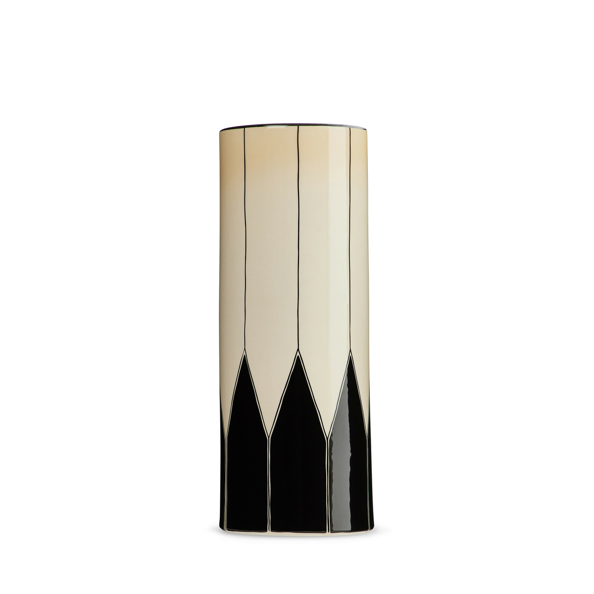 Daria vase - Large model, Black - H32 x ø12 cm - Stoneware - image 1