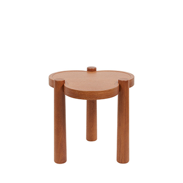 Table Agape, Medium oak - ø41 x H40 cm - Oak - image 1
