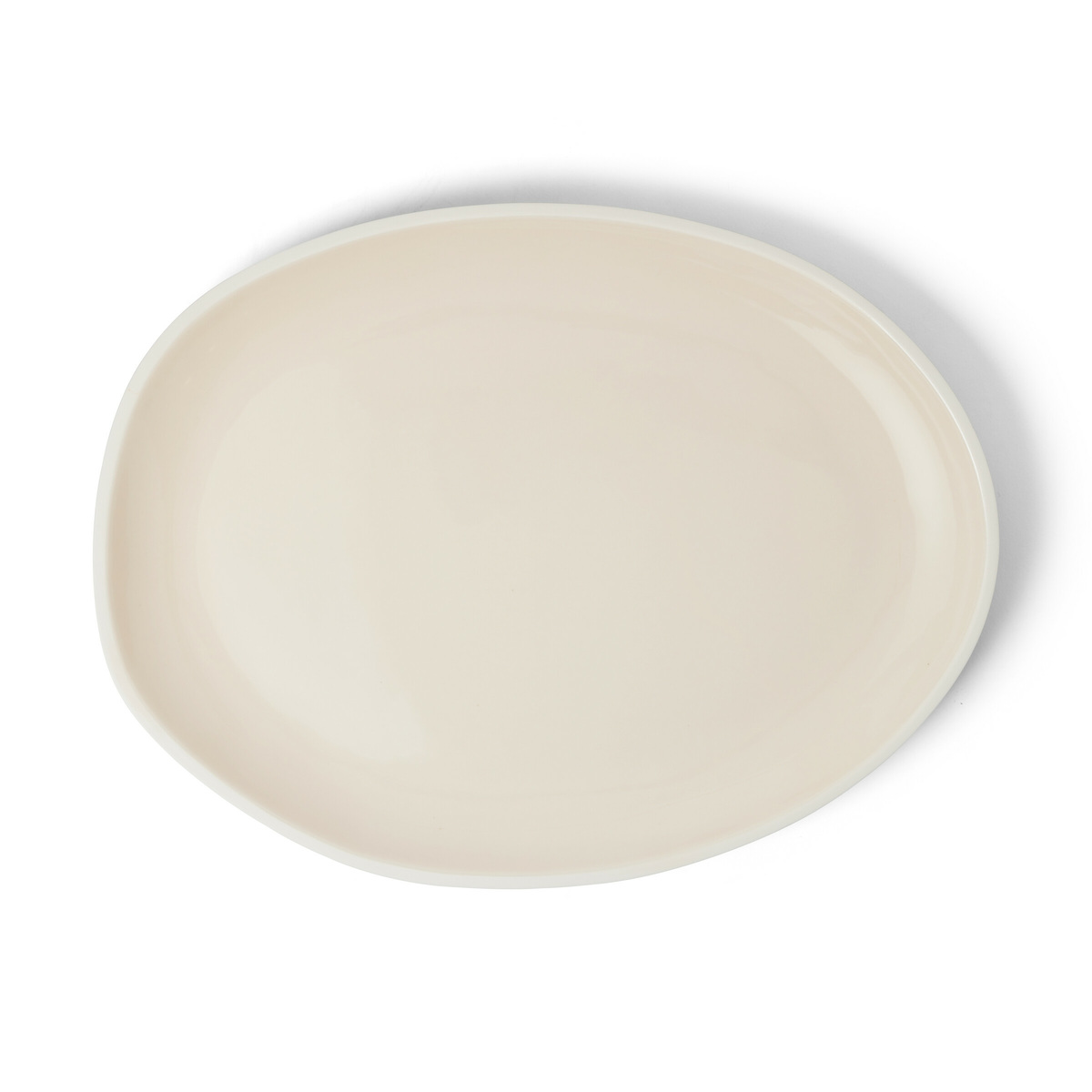 Platter Sicilia, Off-White platter - L43 x 32 cm - Ceramic - image 1