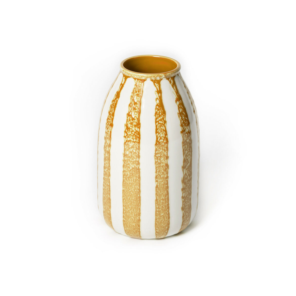 Vase Décoratif Riviera, Ambre - H24 cm - Céramique - image 1